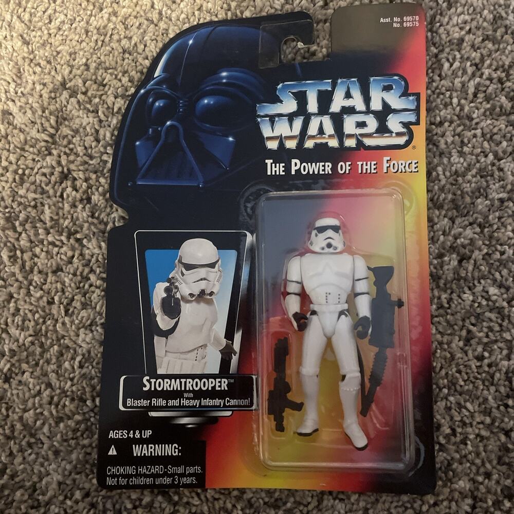 Kenner Star Wars Power of the Force Stormtrooper with Red Card Action Figure